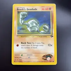 Pokemon TCG Brock's Geodude Gym Challenge 68/132 Regular MP - Image 1