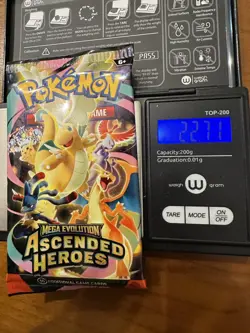 EXTREMELY HEAVY! 22.71g GOD PACKUUU Ascended Heroes Pokemon TCG Booster (SEALED) - Image 1