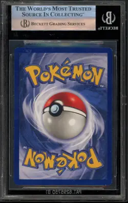 GHOST STAMP ERROR Pikachu 58/102 1st Edition Pokemon Base Set BGS 8.5 NM/Mint+ - Image 2