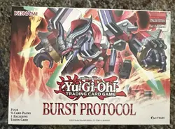 YUGIOH TCG BURST PROTOCOL ENGLISH 1ST EDITION FACTORY SEALED BOOSTER BOX - Image 1