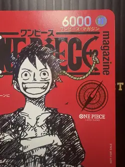 One Piece Magazine Vol.20 Promo Card Monkey D Luffy SR ST21-014 Japanese JAPAN - Image 4