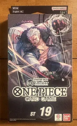 One Piece TCG Black Smoker Starter Deck (ST-19) Brand New Sealed With PRB01 Pack - Image 1