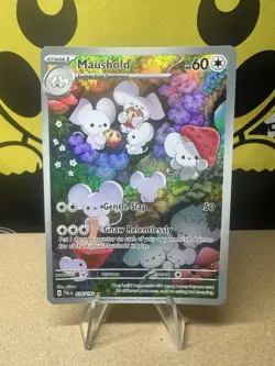 Pokemon TCG Maushold IR 226/193 Paldea Evolved Card Error NM - Image 1