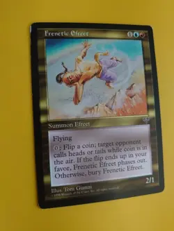 Frenetic Efreet. HP Summon Mirage. Old Vintage. Magic the Gathering Card. - Image 3
