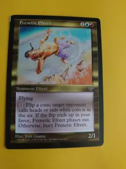 Frenetic Efreet. HP Summon Mirage. Old Vintage. Magic the Gathering Card. - Image 4