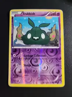 Trubbish - 48/101 - 2011 B&W Noble Victories Reverse Holo Pokemon Card - MP/HP - Image 1