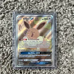 Pokemon Eevee GX Full Art Promo SM233 Holo 160 HP Beast Pokemon TCG Card - Image 1