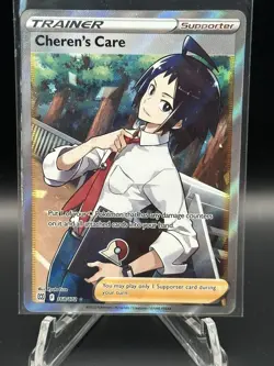Pokemon TCG Cherens Care Brilliant Stars 168/172 Holo Full Art Rare Card Game - Image 1