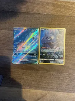 2 Card Pokemon Lot Lapras GX & Wishiwashi - Image 1