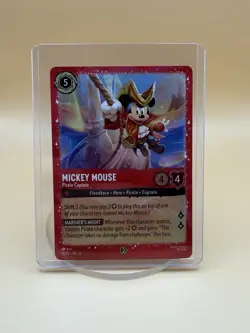 Mickey Mouse - Pirate Captain (18/112) Disney Lorcana Promo Cards LP FOIL- Promo - Image 1