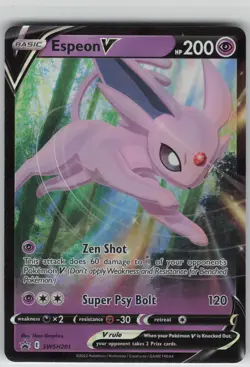 Espeon V Promo SWSH: Sword & Shield Promo Cards SWSH201 NM - Image 1