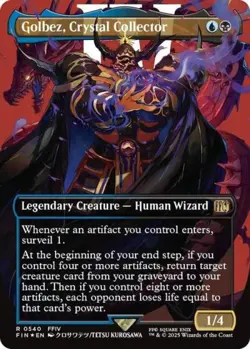 MTG English Golbez, Crystal Collector (Borderless) (Surge Foil) NM Foil - Image 1