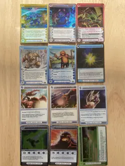 Chaotic Cards Lot of 16 Damaged/Good FOIL Supers And Rares - Image 1
