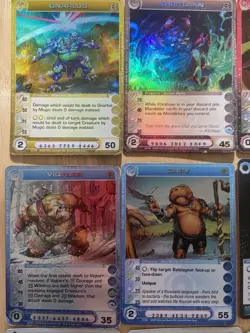 Chaotic Cards Lot of 16 Damaged/Good FOIL Supers And Rares - Image 2