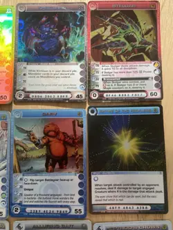 Chaotic Cards Lot of 16 Damaged/Good FOIL Supers And Rares - Image 3