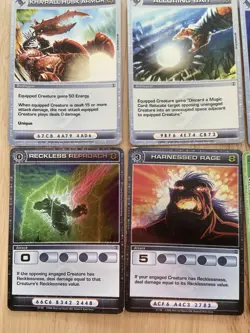 Chaotic Cards Lot of 16 Damaged/Good FOIL Supers And Rares - Image 4
