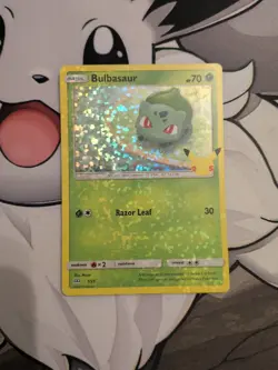 Pokemon TCG Bulbasaur Holo Rare 1/25 McDonald's 2021 Promo Card - Image 1