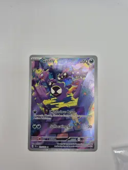 Gastly - 177/162 - Temporal Forces Illustration Rare Pokemon Card NM - Image 3