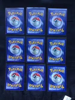 Pokemon Cards: Shadowless Base Set 25 Card Non-Holo Lot - Image 2