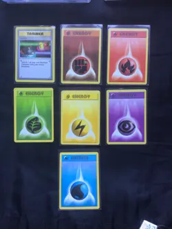 Pokemon Cards: Shadowless Base Set 25 Card Non-Holo Lot - Image 5