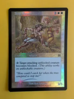 Trap Runner. soldier Mercadian Masques. FOIL. Magic the Gathering Card. - Image 3
