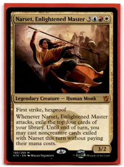 Magic the Gathering #190 Narset, Enlightened Master - Image 1