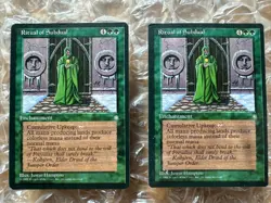 Set Of 2 (x2 2x) Ritual of Subdual |Ice Age | Magic The Gathering | 1NM+ 1HP/DMG - Image 1