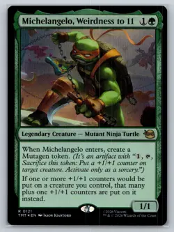 Michelangelo, Weirdness to 11 Teenage Mutant Ninja Turtles Foil - Image 1