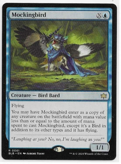 Mockingbird - Bloomburrow - Magic the Gathering - MTG - Rare - Image 1