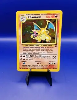 Charizard 4/130 Base Set 2 Holo Rare 1999 WOTC Pokemon TCG Vintage Pokemon Card - Image 1