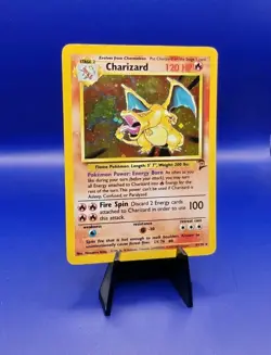 Charizard 4/130 Base Set 2 Holo Rare 1999 WOTC Pokemon TCG Vintage Pokemon Card - Image 2