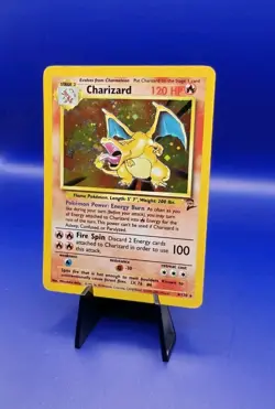 Charizard 4/130 Base Set 2 Holo Rare 1999 WOTC Pokemon TCG Vintage Pokemon Card - Image 3