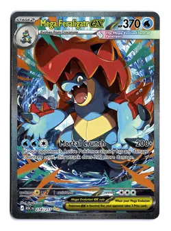 Pokemon Mega Feraligatr ex 274/217 Me: Ascended Heroes Special Illustration Rare - Image 1