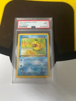 PSA 9 MINT - 🔥WoTC VINTAGE 1ST EDITION🔥 POKEMON FOSSIL - PSYDUCK 53/62Opens in - Image 1