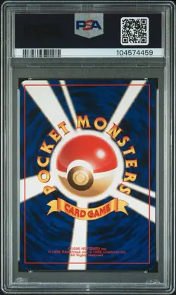 1998 POKEMON JAPANESE GYM BROCK'S RHYDON-HOLO #112 PSA 10 SWIRL - Image 2