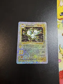 Pokemon TCG Magneton 28/110 Reverse Holo Rare Legendary Collection - Image 1