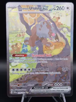 Pokemon Bloodmoon Ursaluna ex SV06 Twilight Masquerade 216/167 SIR Rare NM - Image 1