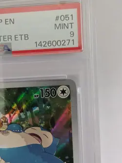 Pokemon Center Snorlax SVP051 Black Star Promo 151 Stamped PSA 9 ✨ - Image 4