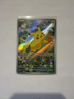 Pokemon TCG Paldea Adventure Chest SVP 088 Pikachu Black Star Promo - Image 1