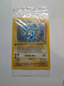 Vintage Pokemon Promo Machamp 8/102 Sealed Wizards Of The Coast 1999 - Image 1