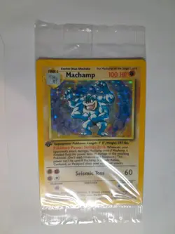 Vintage Pokemon Promo Machamp 8/102 Sealed Wizards Of The Coast 1999 - Image 4