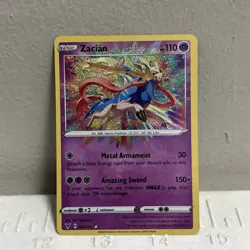 Pokemon TCG Zacian 82/185 Vivid Voltage Amazing Rare - Image 1