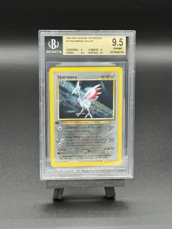 [BGS 9.5] Pokemon Skarmory #13 Neo Genesis 1st Edition Holo Mint - Low Pop 30 - Image 1