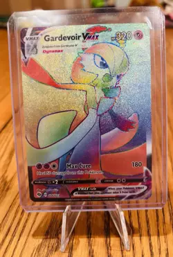Pokemon Gardevoir VMAX Rainbow Secret Rare Champion's Path 076/073 Psychic Type - Image 1