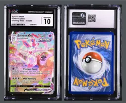 Pokemon TCG Sylveon VMAX CGC 10 Evolving Skies 212/203 Secret Rare Holo VMAX - Image 2