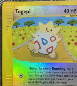 Pokemon TCG: Togepi #114/147 Aquapolis Set Reverse Holo Mint Condition - Image 2
