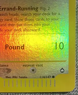 Pokemon TCG: Togepi #114/147 Aquapolis Set Reverse Holo Mint Condition - Image 4