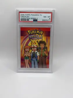 2000 Topps Pokemon Checklist Series 2 PSA 8 NM-MT - Image 1