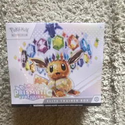 Pokemon Prismatic Evolutions Elite Trainer Box Eevee Collectors Edition English - Image 1