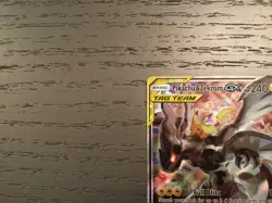Pokemon Pikachu & Zekrom Tag Team GX SM168 Alternate Art Promo NM - Image 2